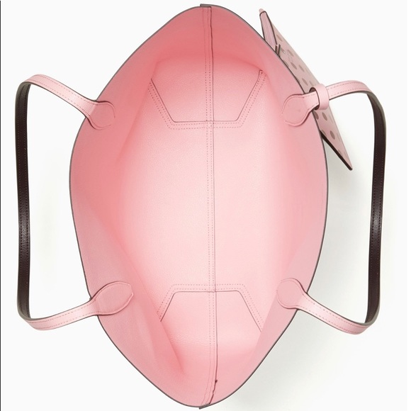 Limited edition 🔥Authentic Kate Spade Reversible leather tote/wristlet - Picture 5 of 8